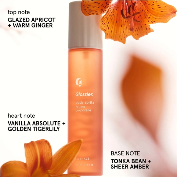 Glossier Lilyhaze Body Spritz - Vibrant Orange New In Box From Sephora - Picture 4 of 4